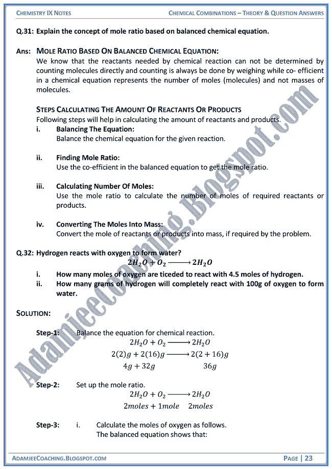 chemical-combinations-theory-notes-and-question-answers-chemistry-ix