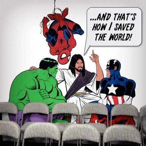 Jesus superhero
