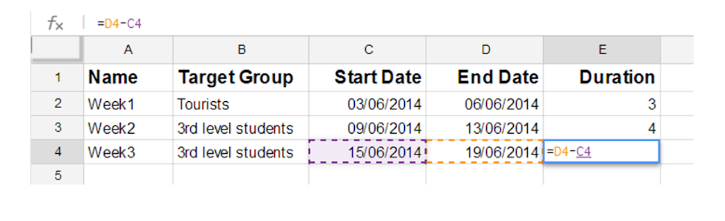 google spreadsheets hints and tips how to show the difference how to do subtraction in google sheets