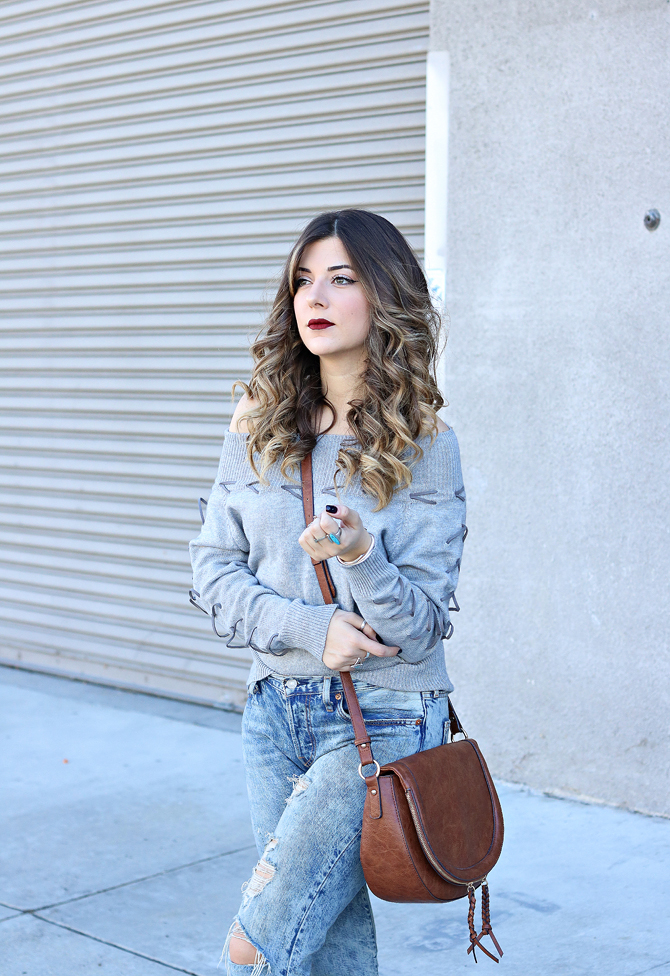 Sweater Weather Studs and Sapphires