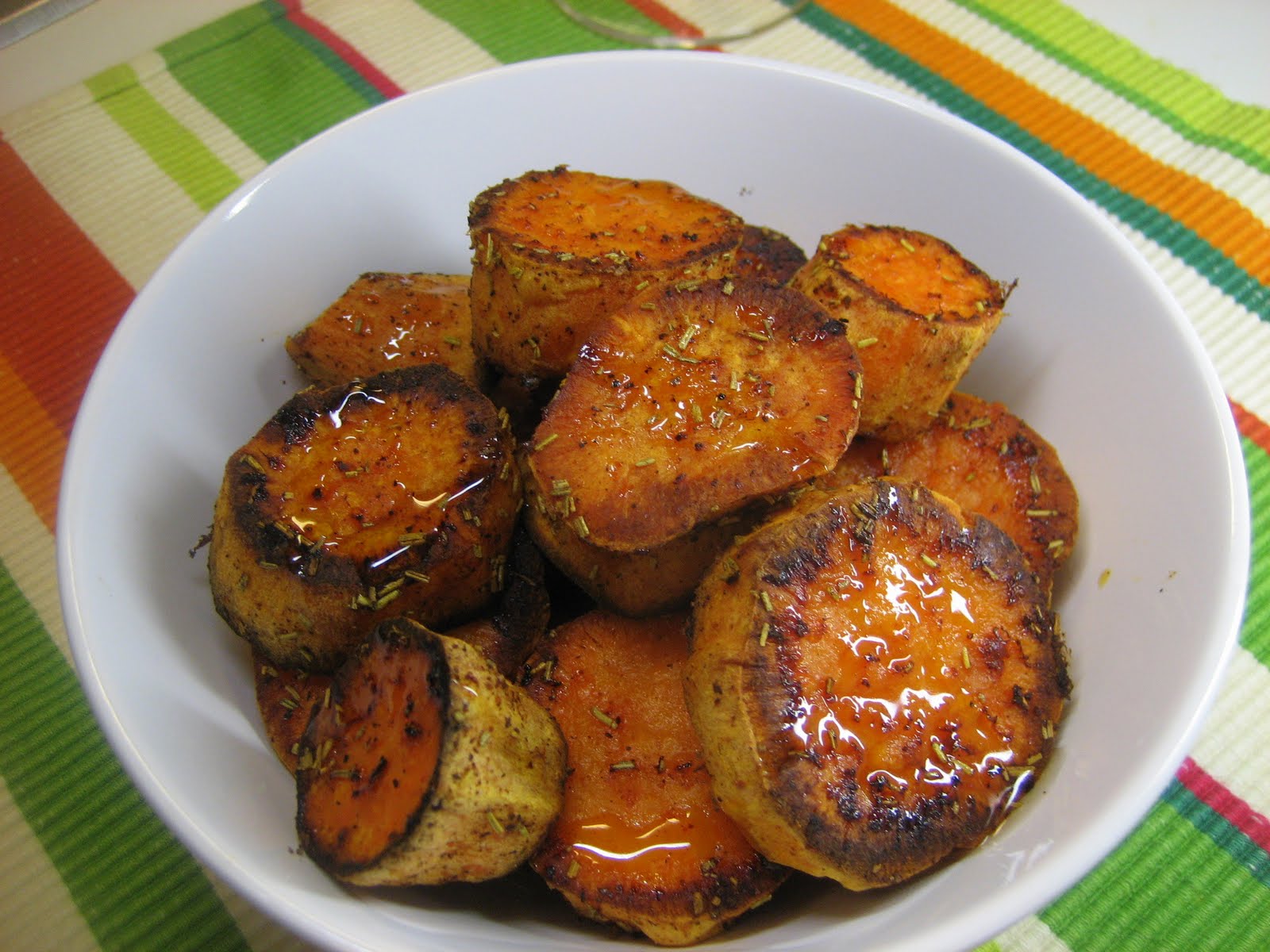 Elizabeth's Dutch Oven Rosemary Roasted Sweet Potatoes