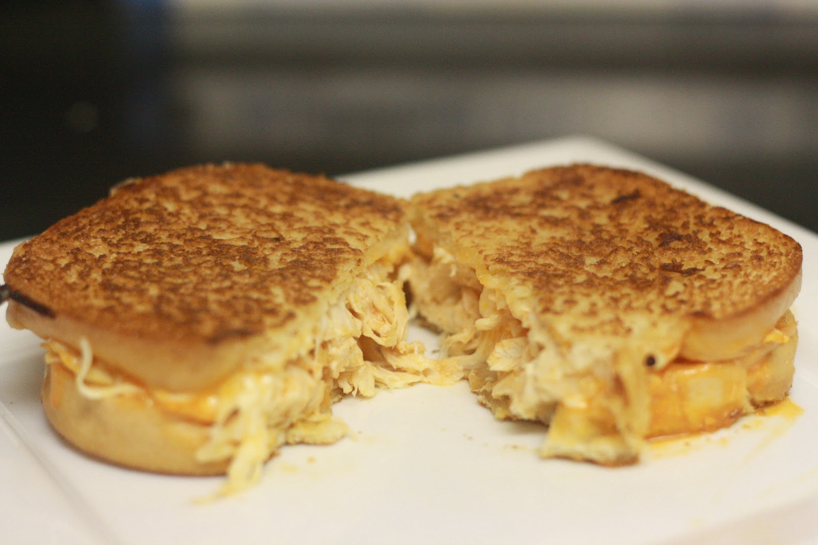 Buffalo Chicken Grilled Cheese Life in the Green House
