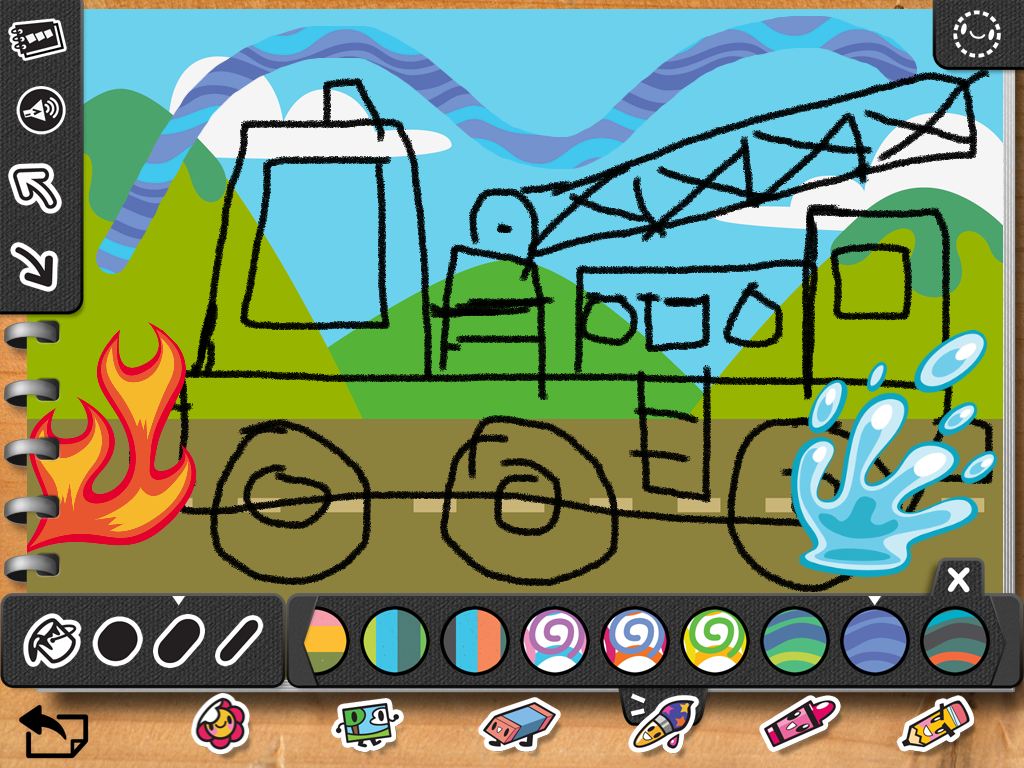 Introducing iLuv Drawing Vehicles APP!! ((app review!!)) Speech Time