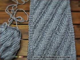 Simple Diagonal Knitting Stitch Pattern Simple Diagonal Knitting Stitch Pattern for beginner http://knittingunlimited.blogspot.com