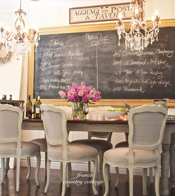 FRENCH COUNTRY COTTAGE: A *Little* CHALKBOARD LOVE
