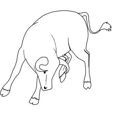 Bull Coloring Page