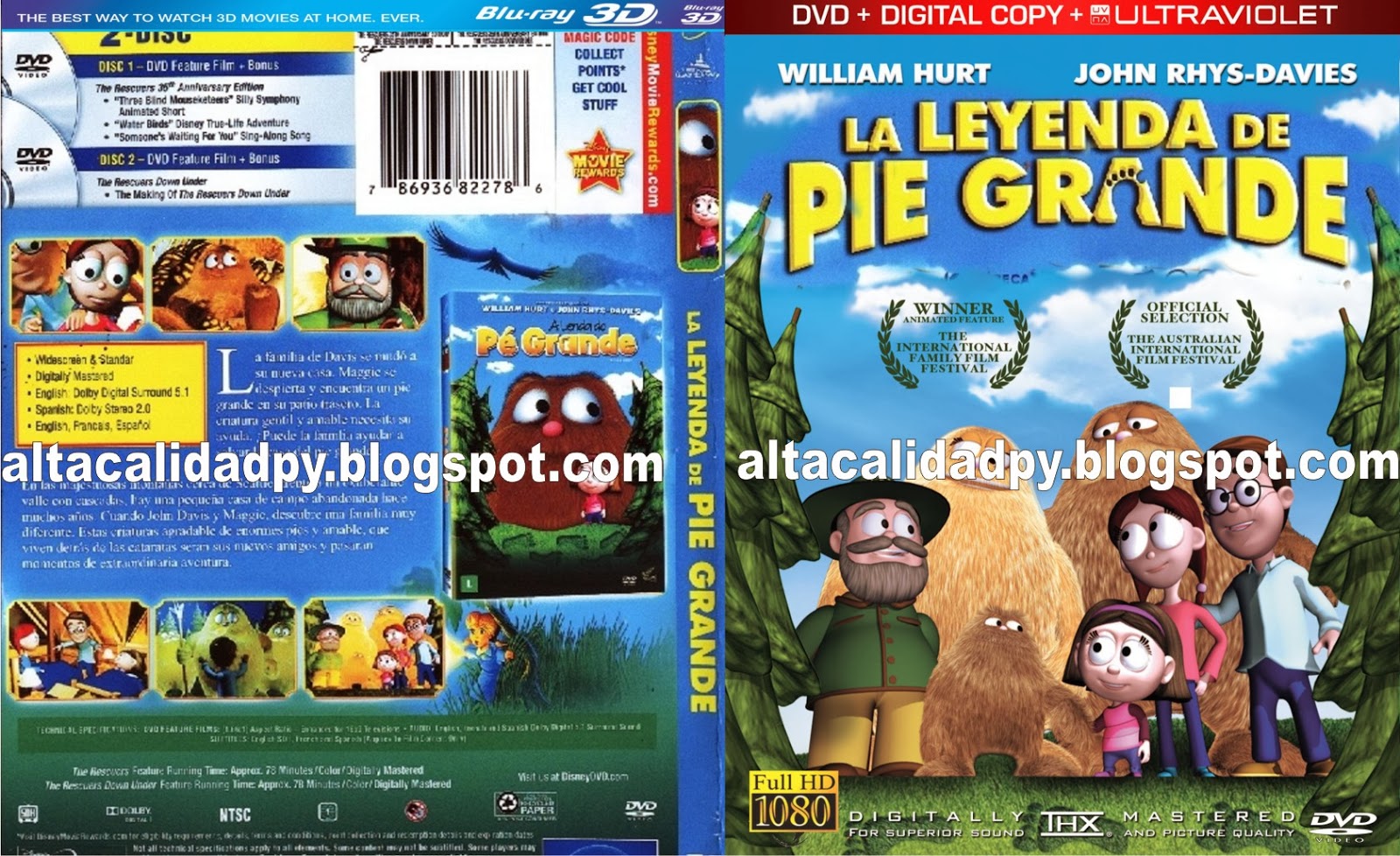 ALTACALIDADPY La Leyenda de Pie Grande