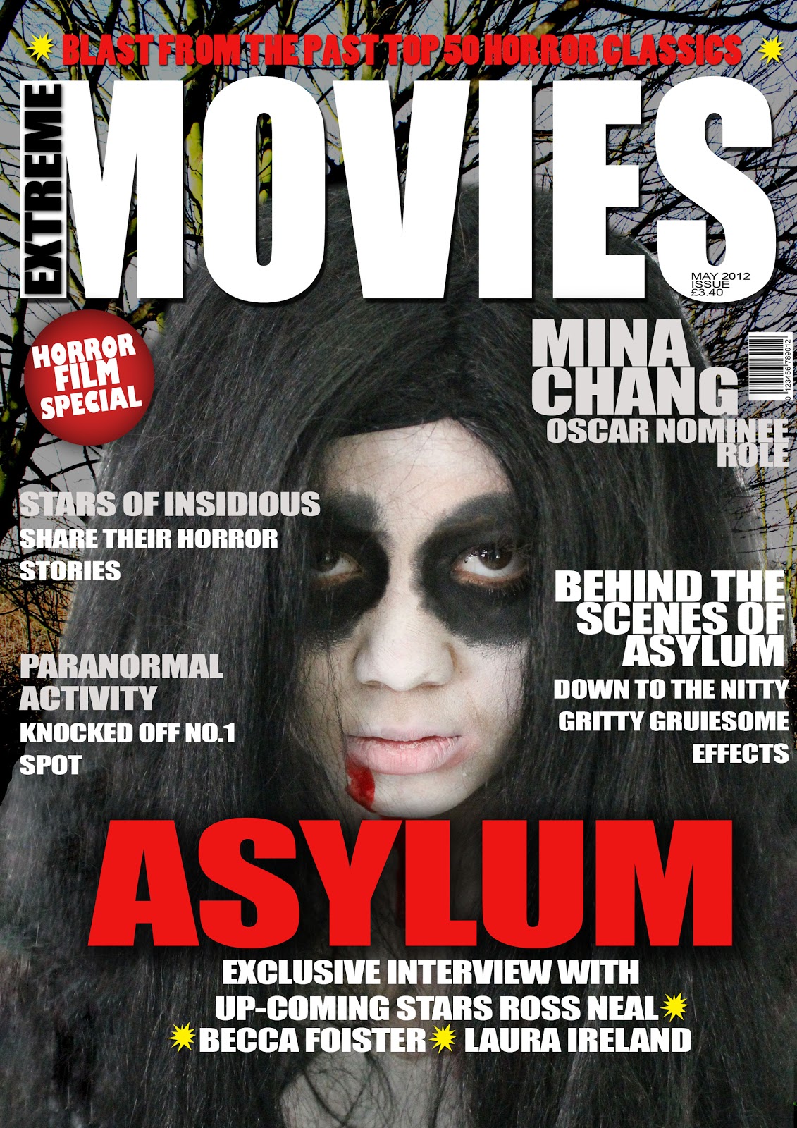 Vicki's A2 Media Blog Horror Film Magazine Cover