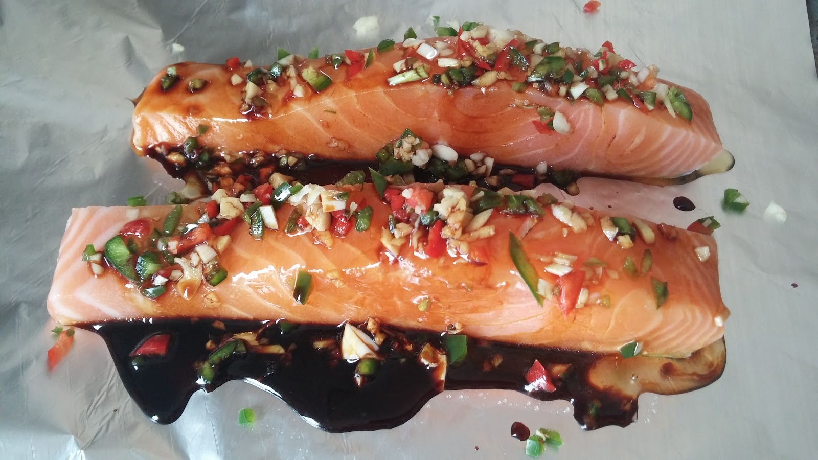 The Best (NoTime) Salmon Marinade Raw Rhubarb Fit Food and Recipes