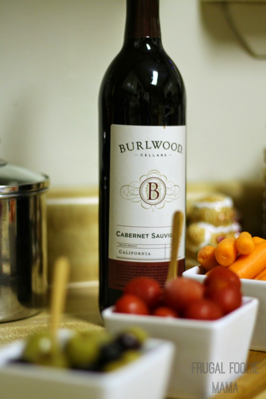 Frugal Foodie Mama Holiday Cheese Platter {& How to Throw a Wine Tasting Party on a Budget}