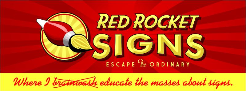 Red Rocket Signs