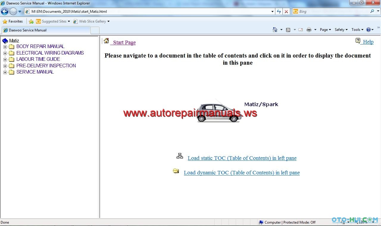Chevrolet Europe Technical Information System (TIS) - Model 2011-2012 18