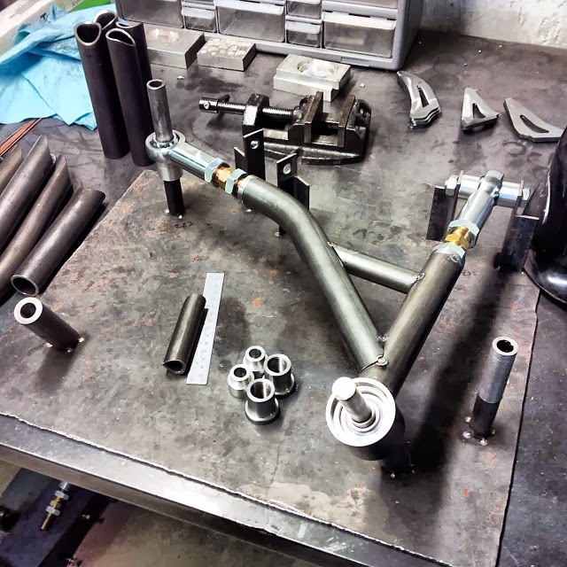 Racer X Fabrication FRS / BRZ Front Lower Control Arms in Process