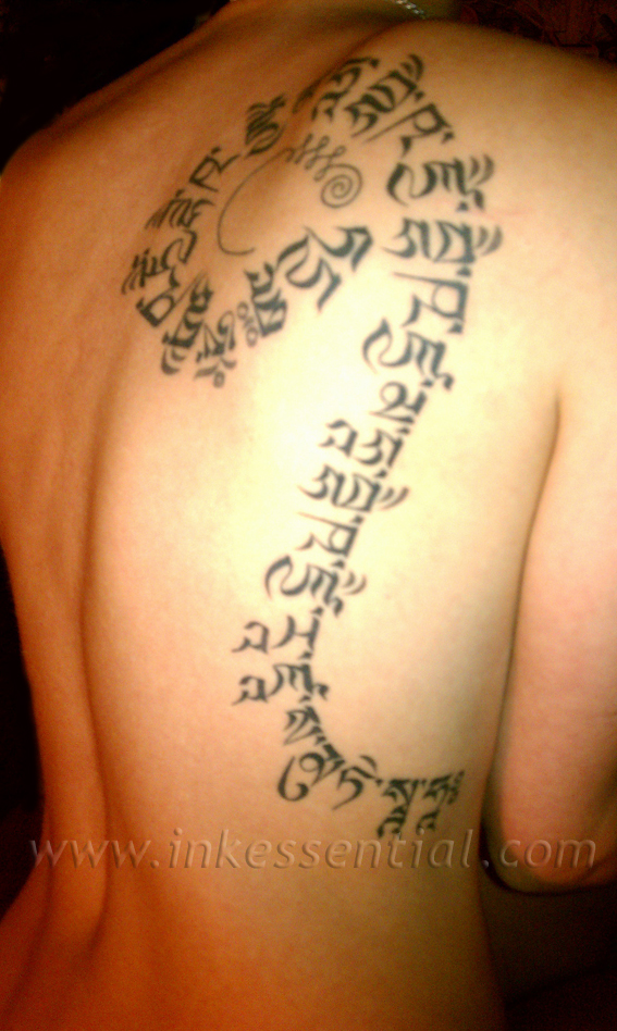 mantras tattoos