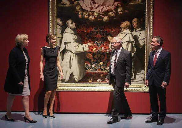  Queen Letizia with Hannelore Kraft and museum director Beat Wismer and mayor Thomas Geisel attends the opening of exhibition "Zurbaran" at Museum Kunstpalast in Dusseldorf