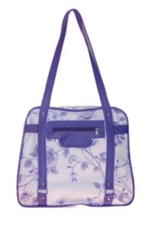 ART 120 BOLSO C/ FLORES VIOLETA