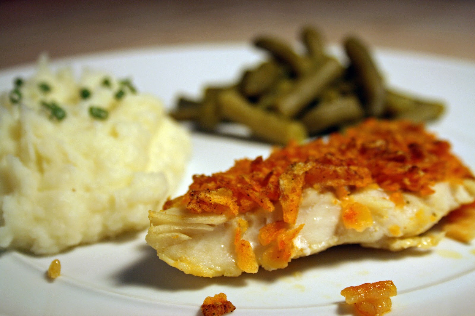 Lazy Gluten Free BBQ Chip Crusted Cod