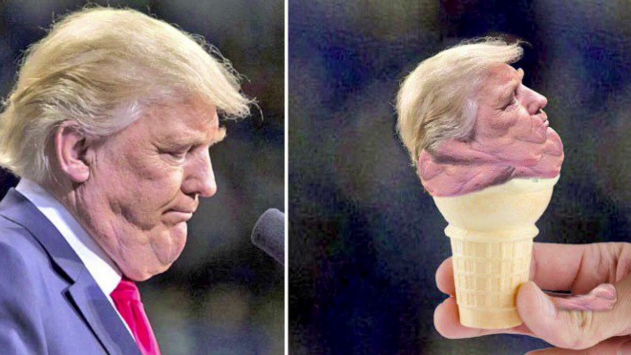 Donald trump over wario voice fan photos