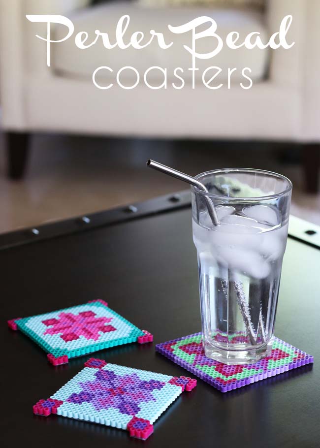 Make // Perler Bead Coasters
