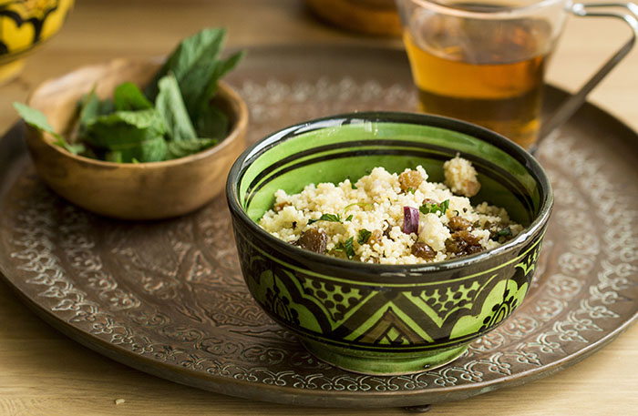 Tabulé De Cous Cous Y Naranja
