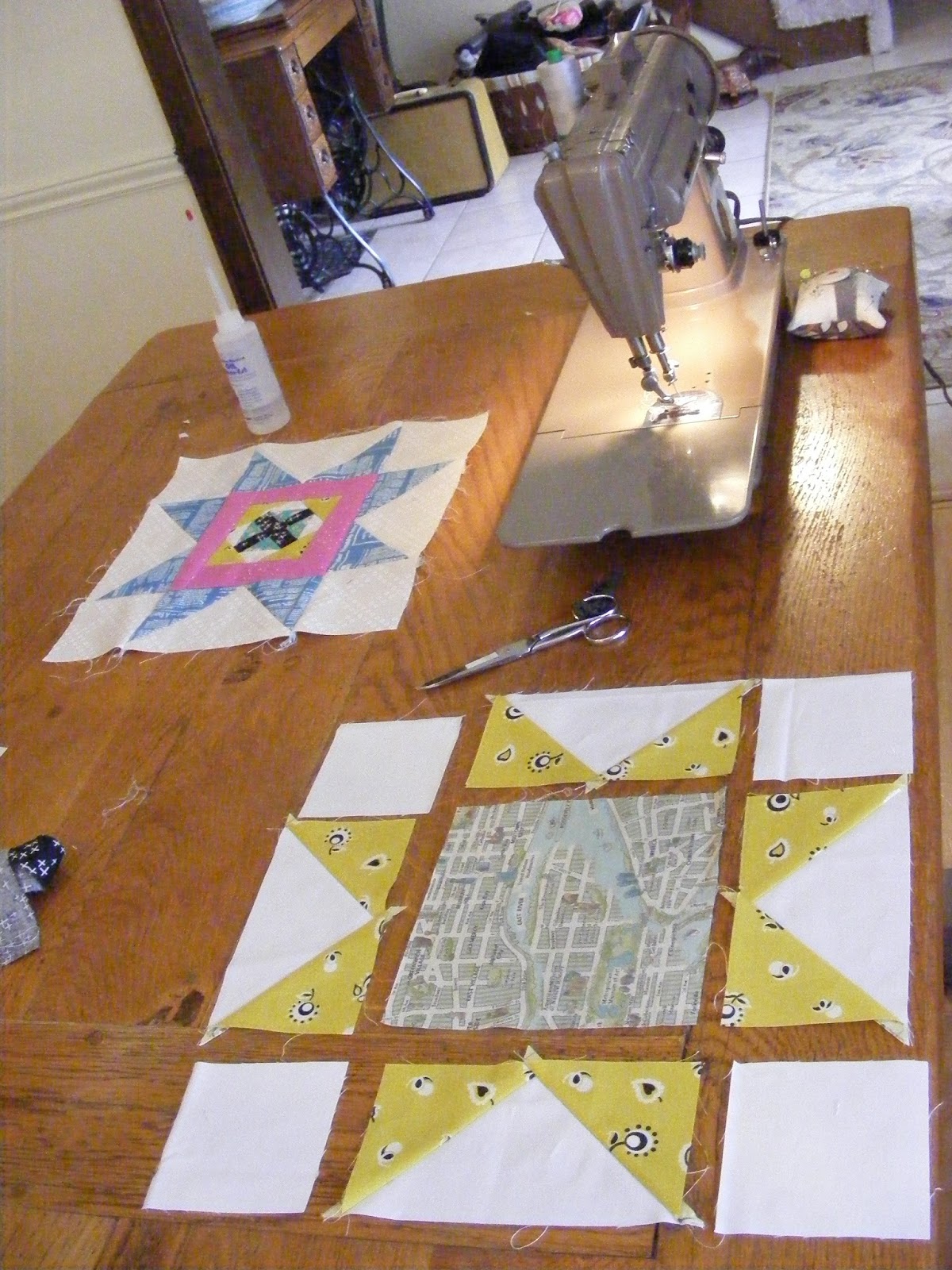 TIA CURTIS QUILTS Ft Leavenworth Quilt Club BOM 1 Simple Star