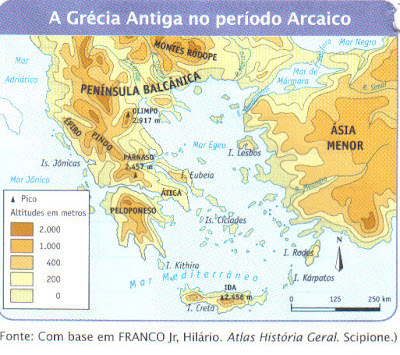 A grécia antiga- Berço da Cultura Ocidental Grecia+fisico