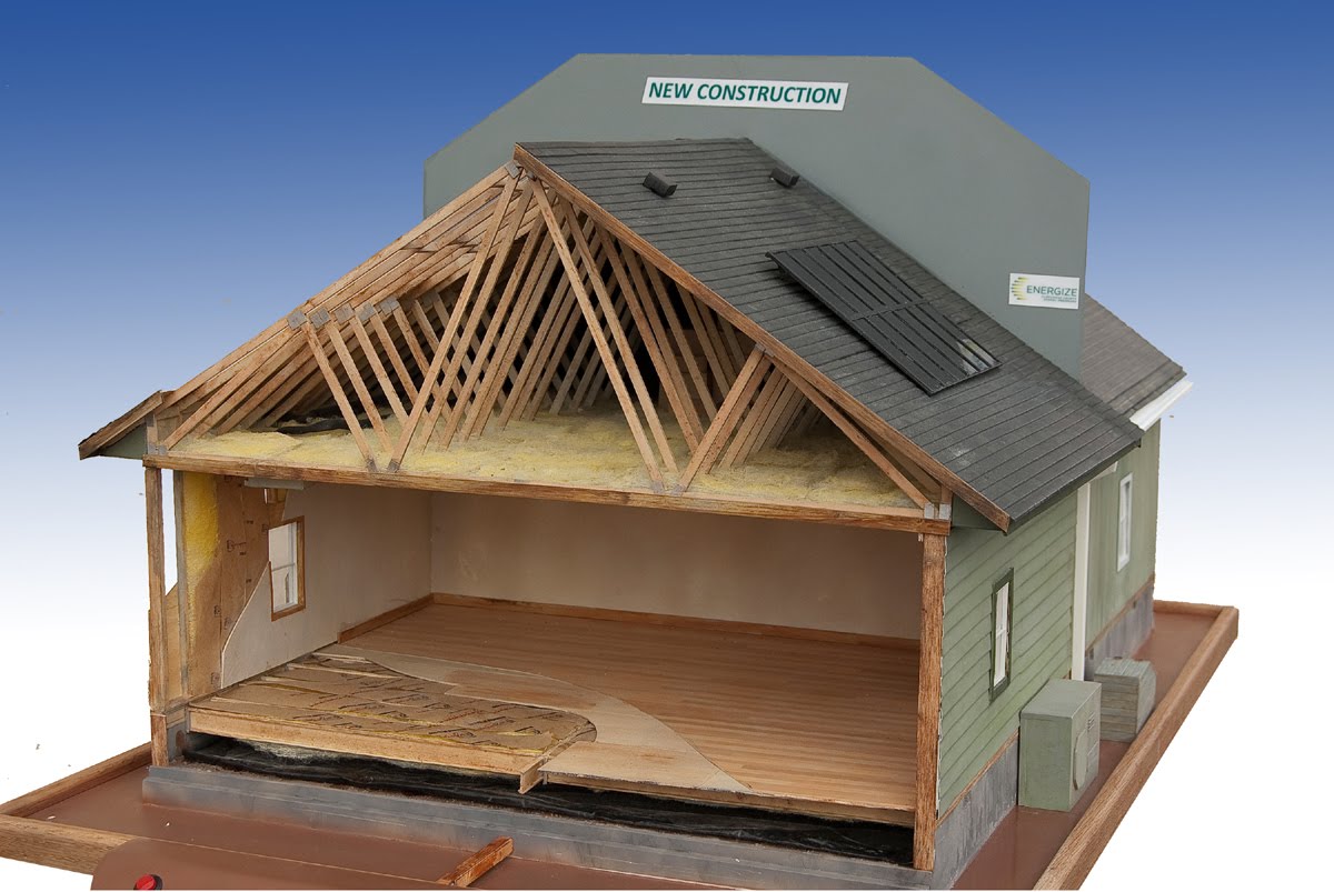 Model house insulation Model house insulation