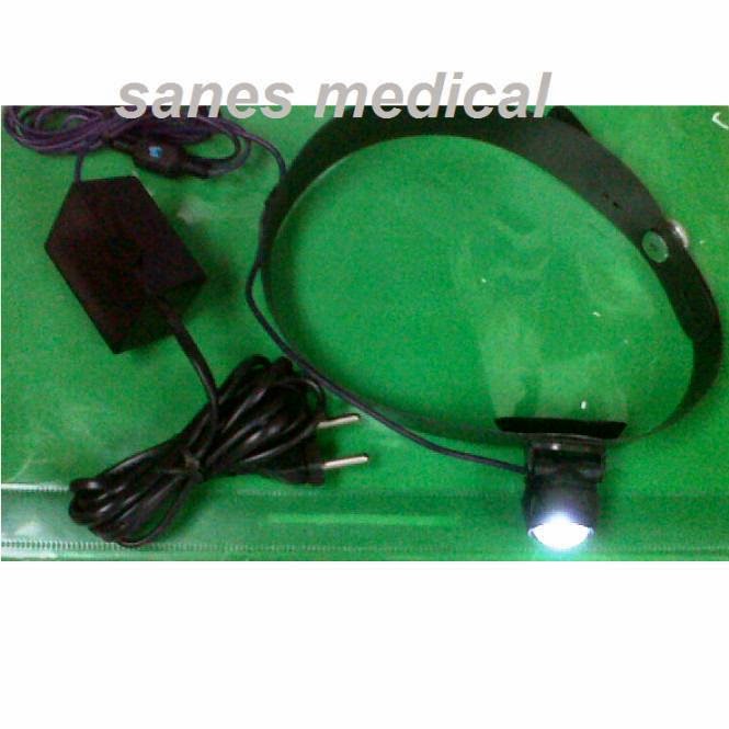 Sanes Medical HEADLIGHT Headlamp Dokter Medis SUPER WHITE LED + Trafo