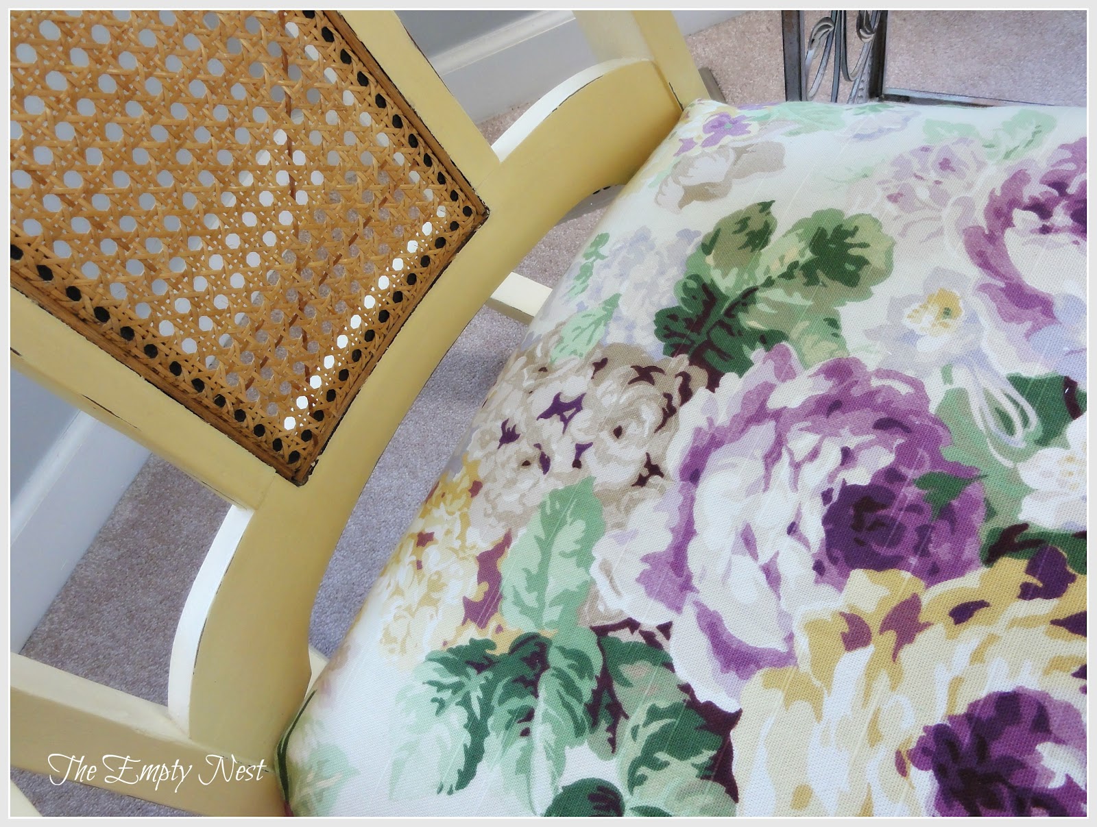 The Empty Nest A butter yellow Chalk Paint™ rocker