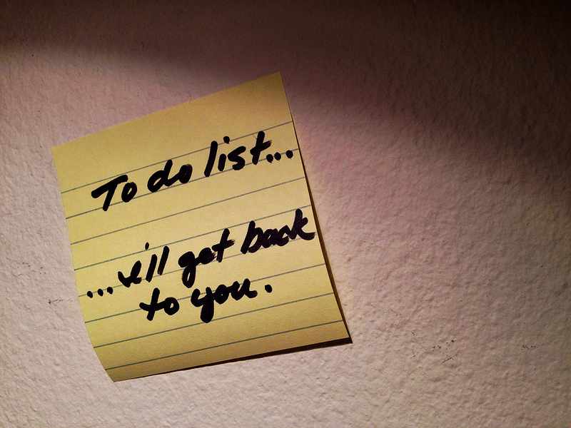 you're on my to do list meaning