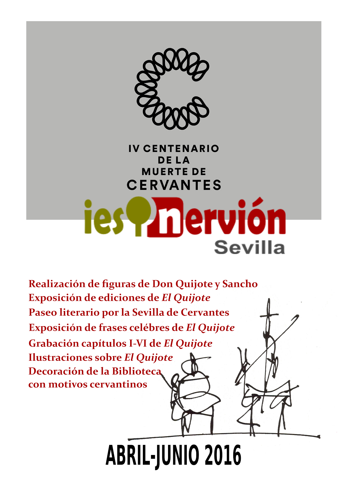 IV CENTENARIO DE LA MUERTE DE CERVANTES