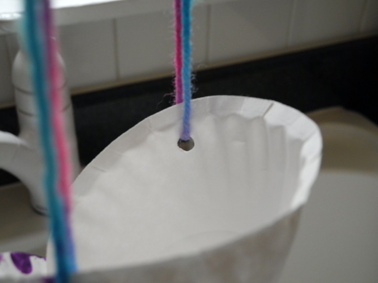 Busy and the Beans Paper Plate Flower Vase