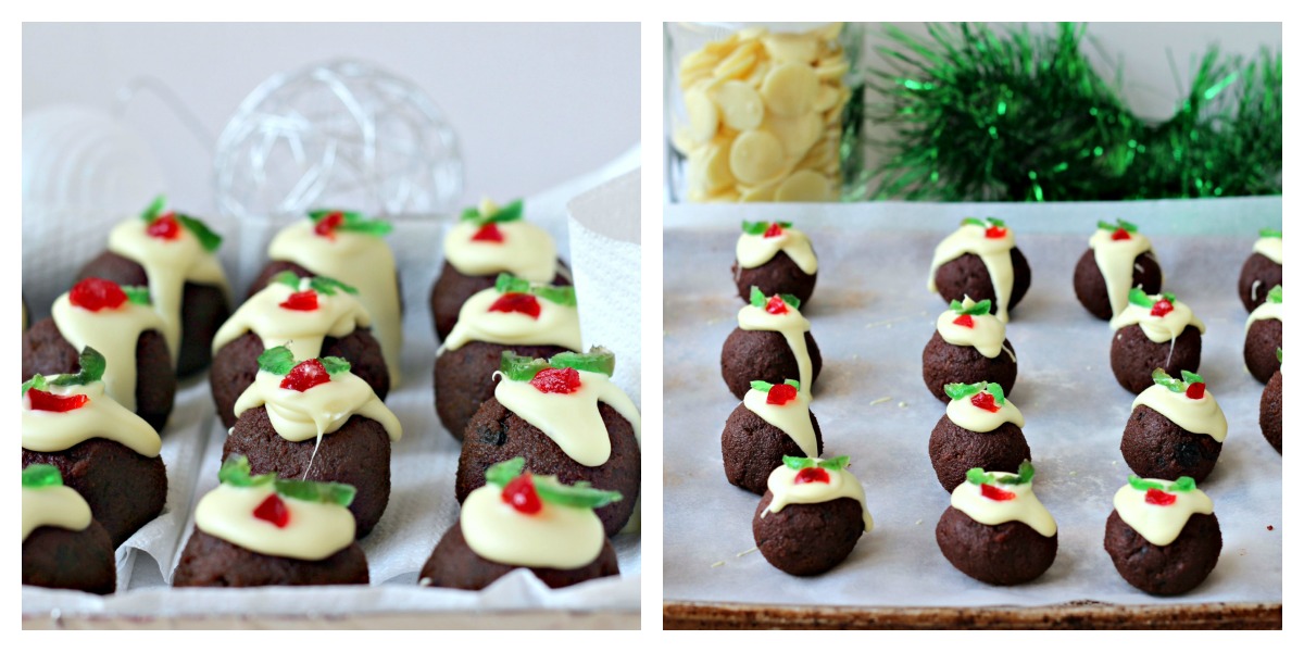 Milk and Honey Christmas Pudding Truffles