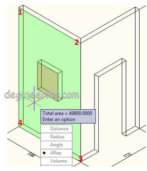 Gambar 05. Luas tembok 1 Gambar 05. Luas tembok 1