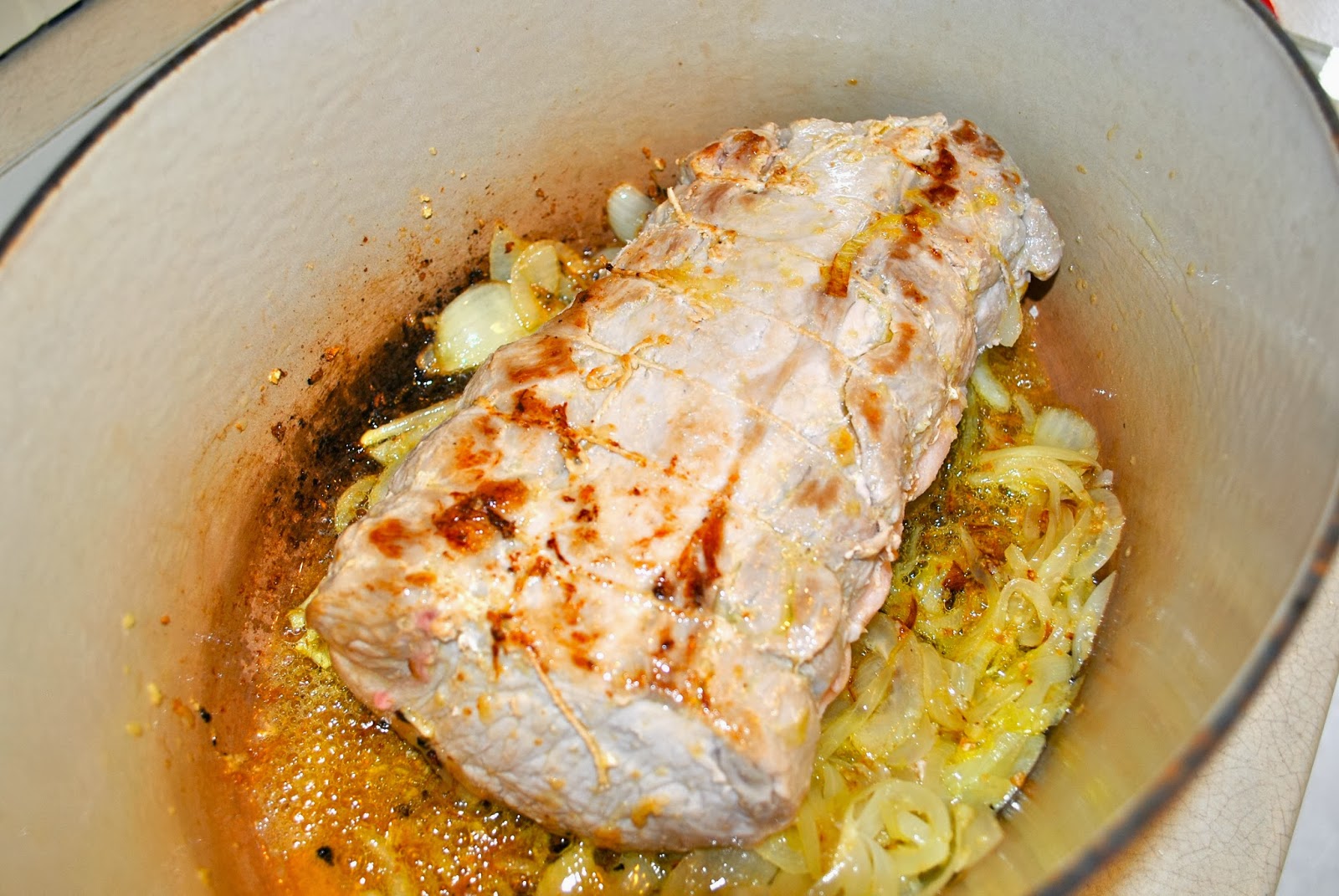 to my french cuisine ! Pork in casserole (roti de porc "bonne