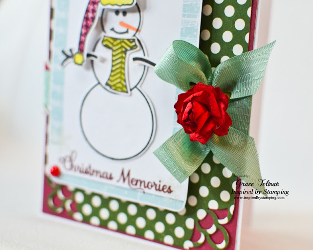 Homespun with heart: quick and easy holiday photo cards... In my shoes: Build a Snowman <em>Inspired By Stamping</em>
