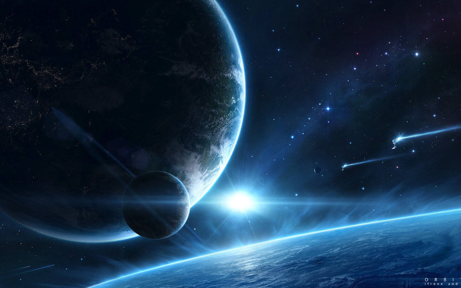 Free High-Definition Wallpapers: Free Space Galaxy Desktop Background