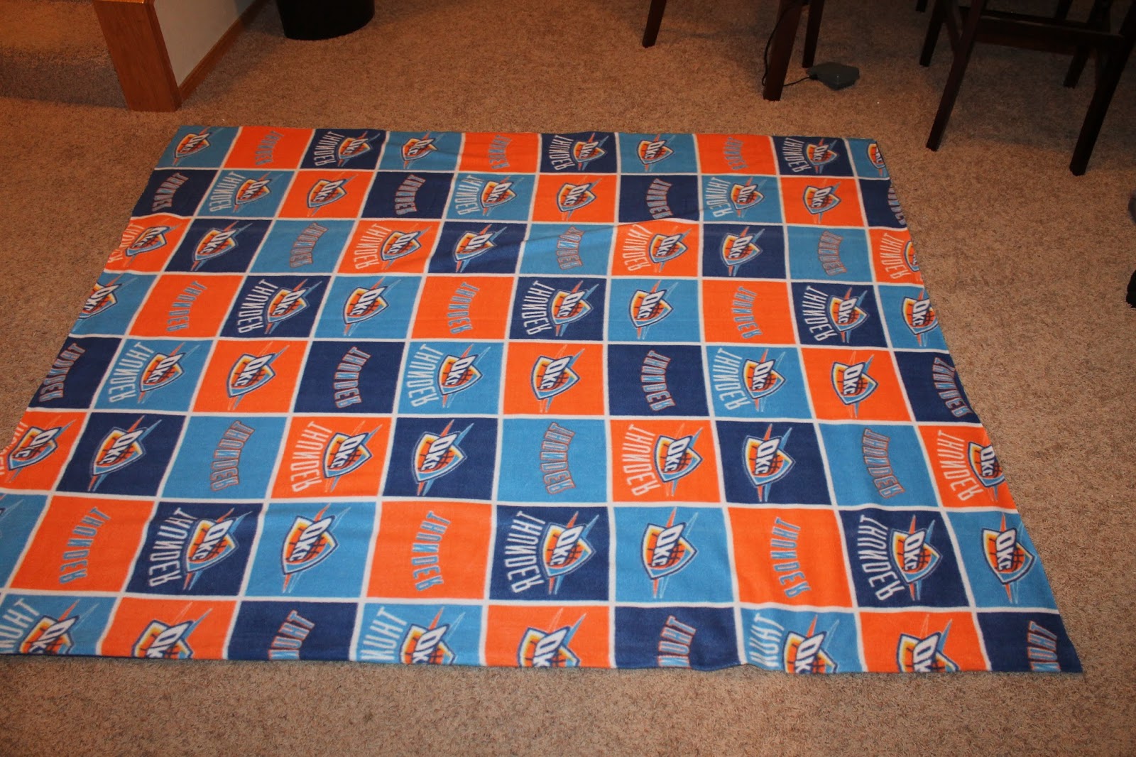 Lyndi's Projects Two Sided Fleece Blanket