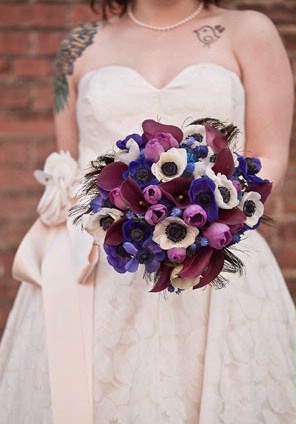 Purple Blue bouquet