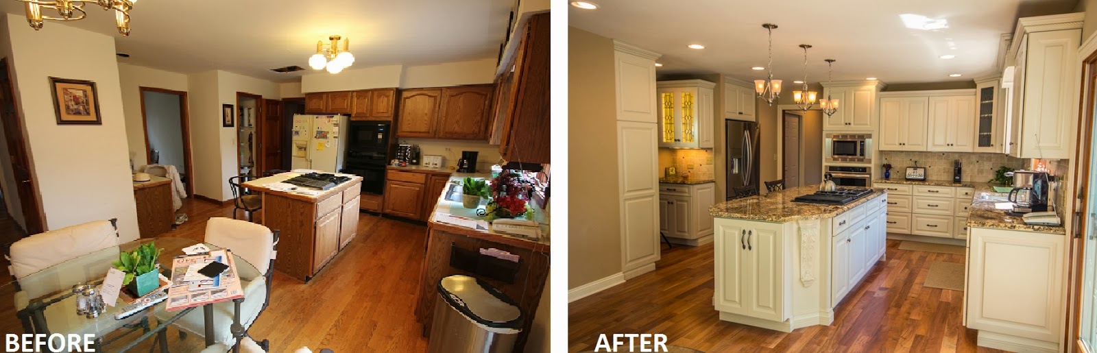 Hawthorn Woods Homeowners Pleased with Extensive Kitchen Remodel from