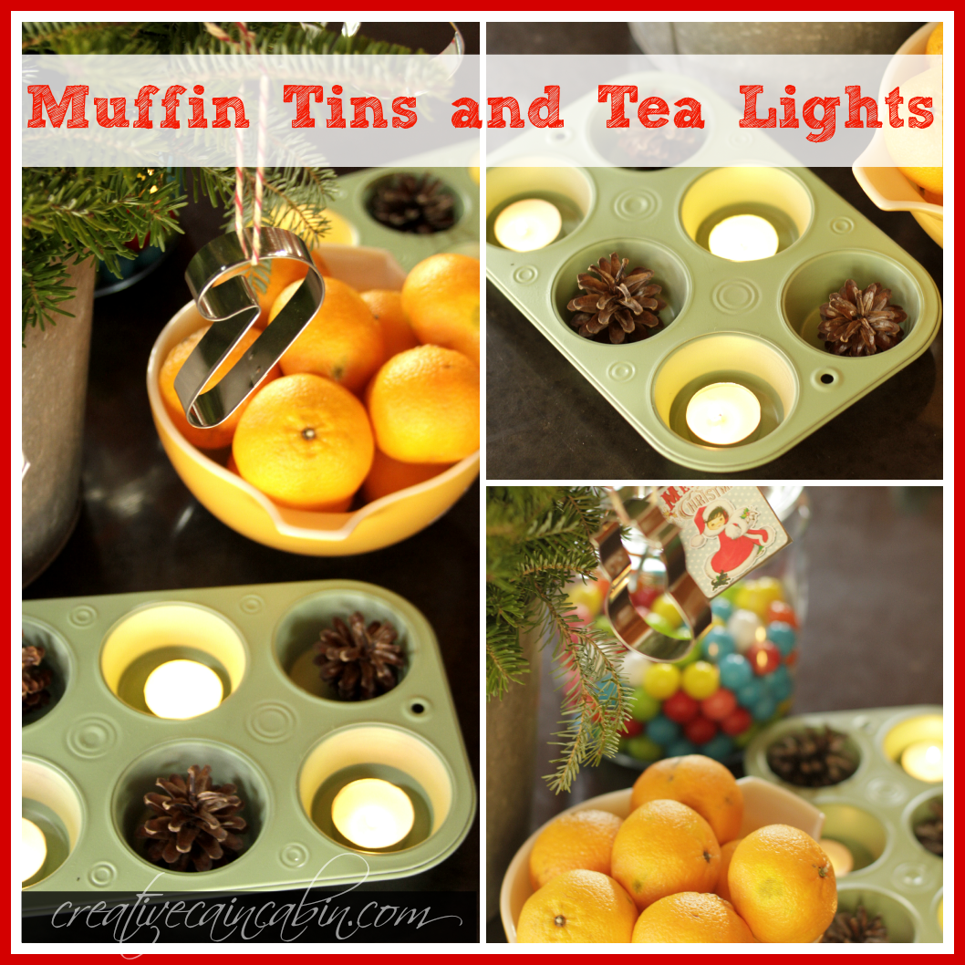 Muffin Tins and Tea Lights CREATIVE CAIN CABIN