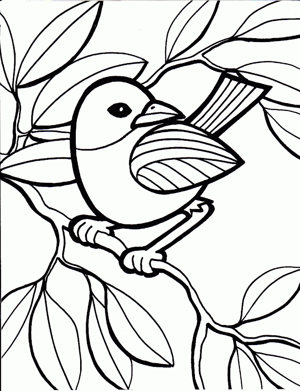 Coloring for Kids - Bird Coloring title=