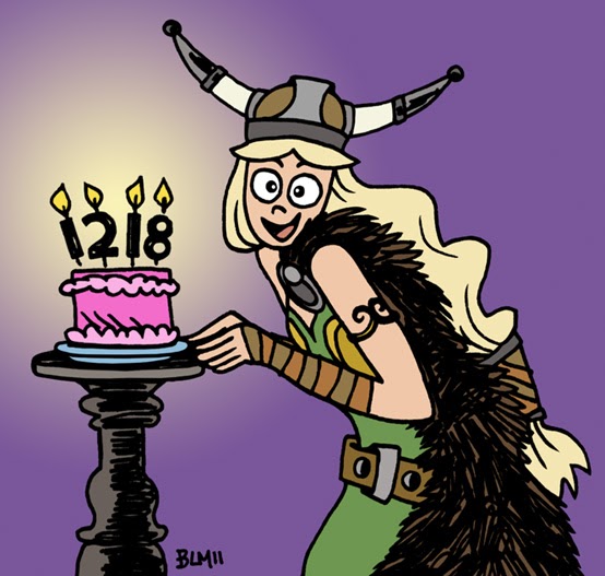 Drawn-Out Days: Happy Birthday Vikings!