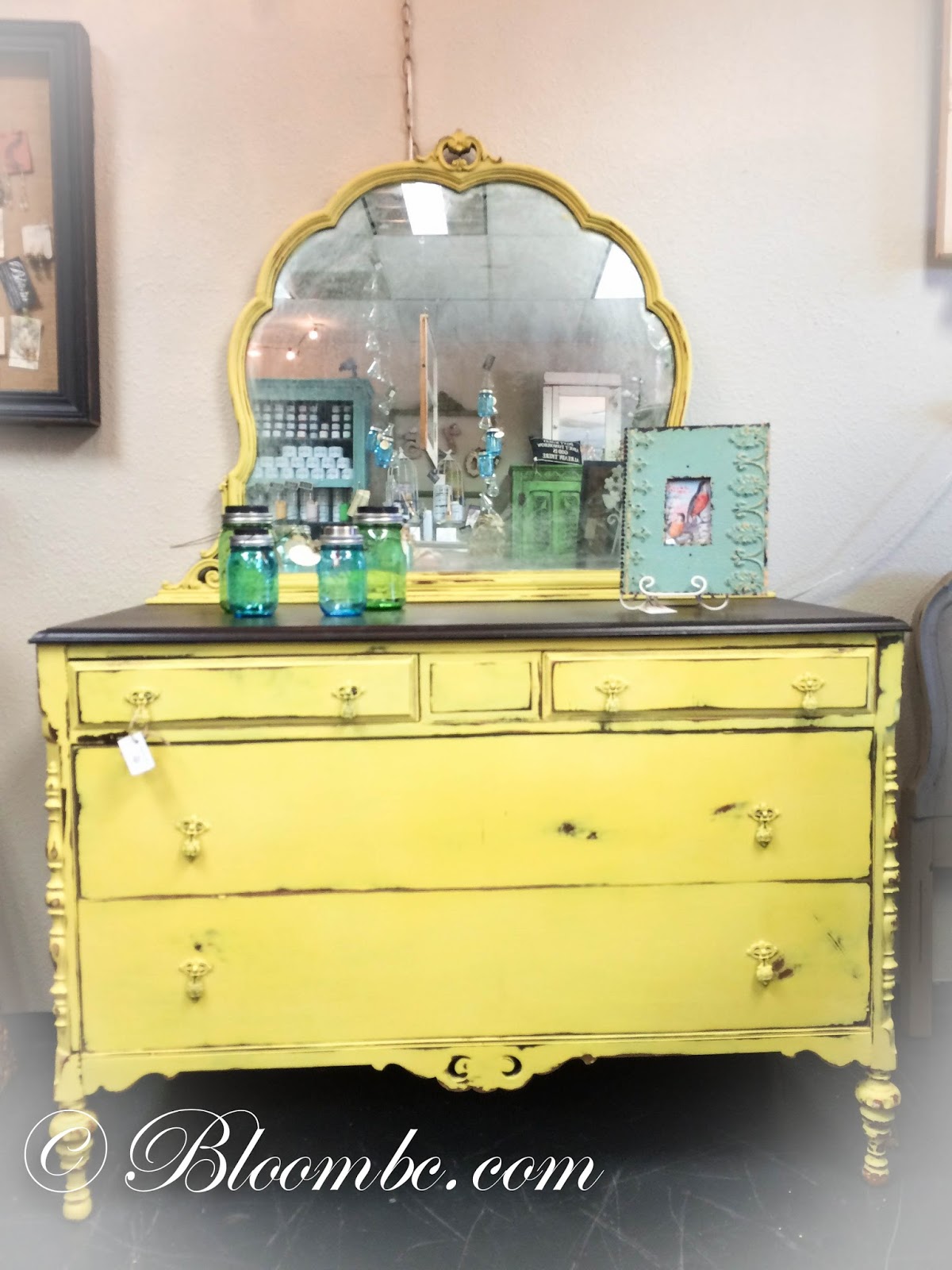 bloom...let yourself bloom...English Yellow Chalk Paint