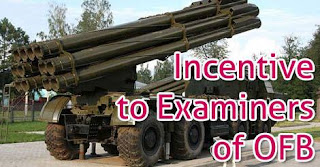 Incentive to Examiners of OFB Incentive to Examiners of OFB
