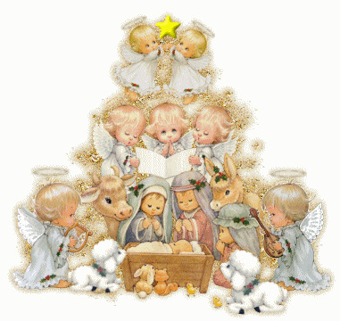 GIF DE ANGELES NAVIDENOS gif de angeles navidenos: