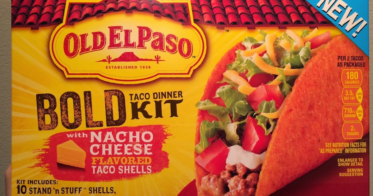 Old El Paso Nacho Cheese Taco Shells And Taco Kit / オールドエルパソ ナチ