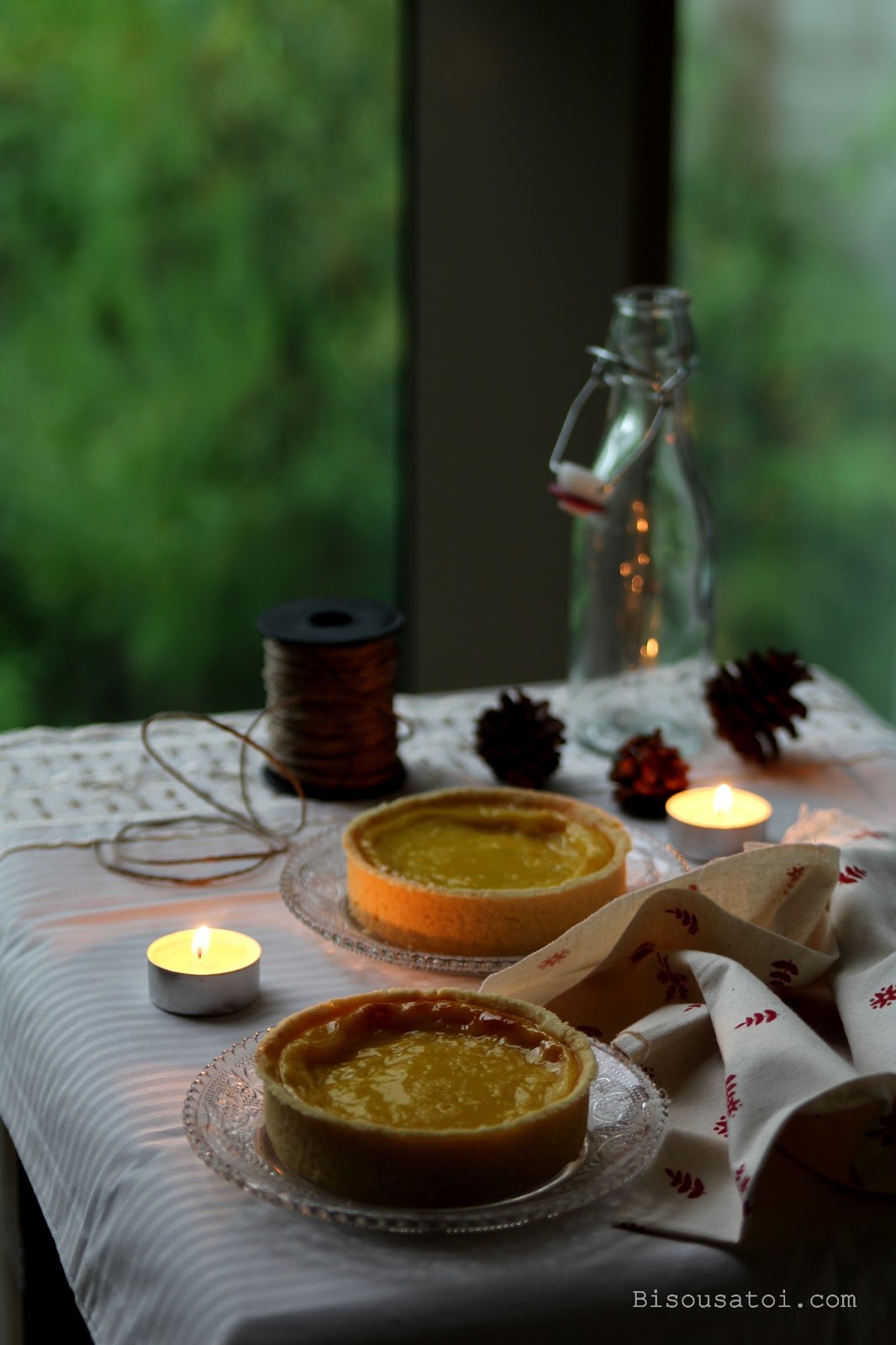 Condensed milk egg tarts