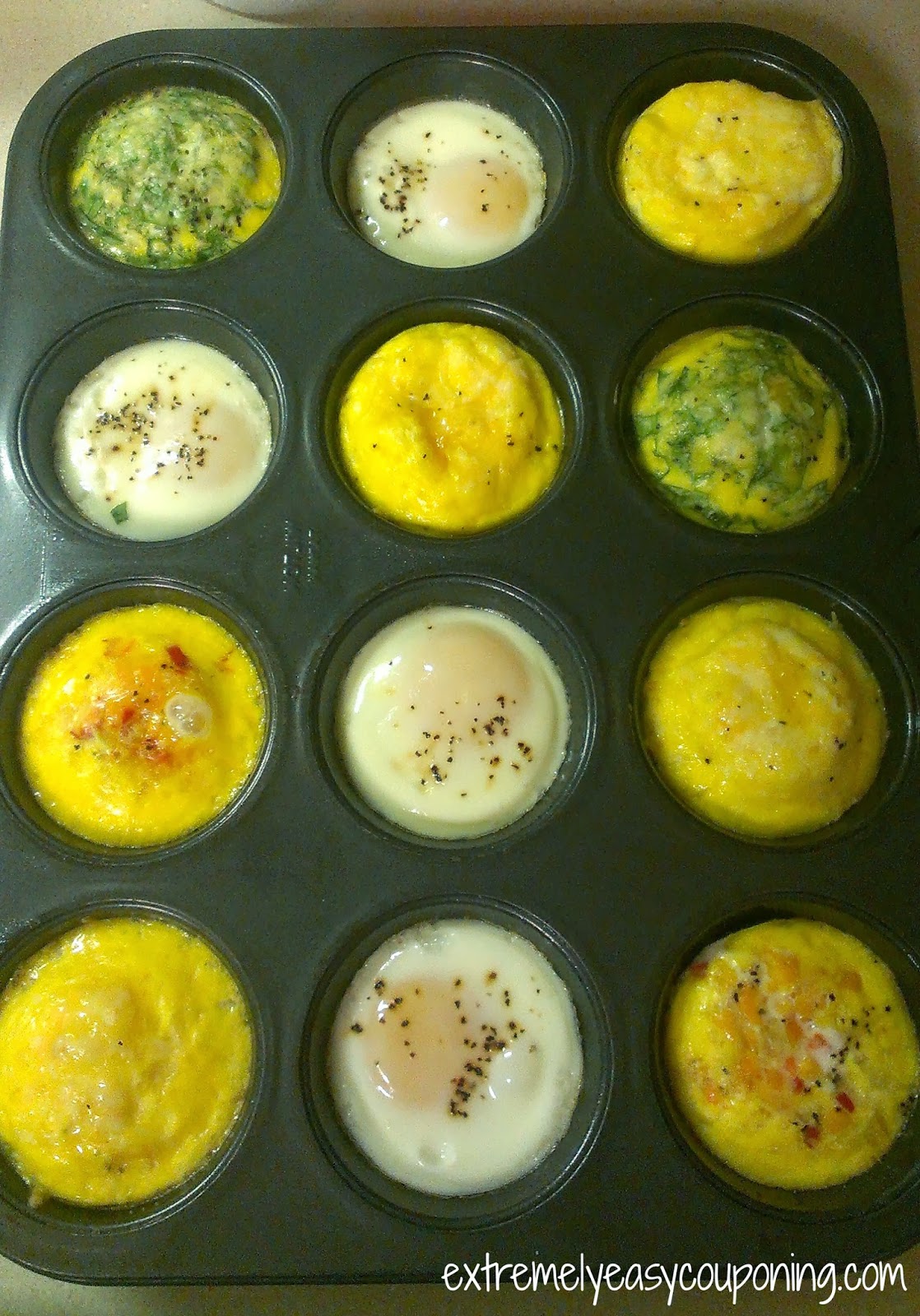 Extremely Easy Couponing: Baked Eggs in Muffin Tin