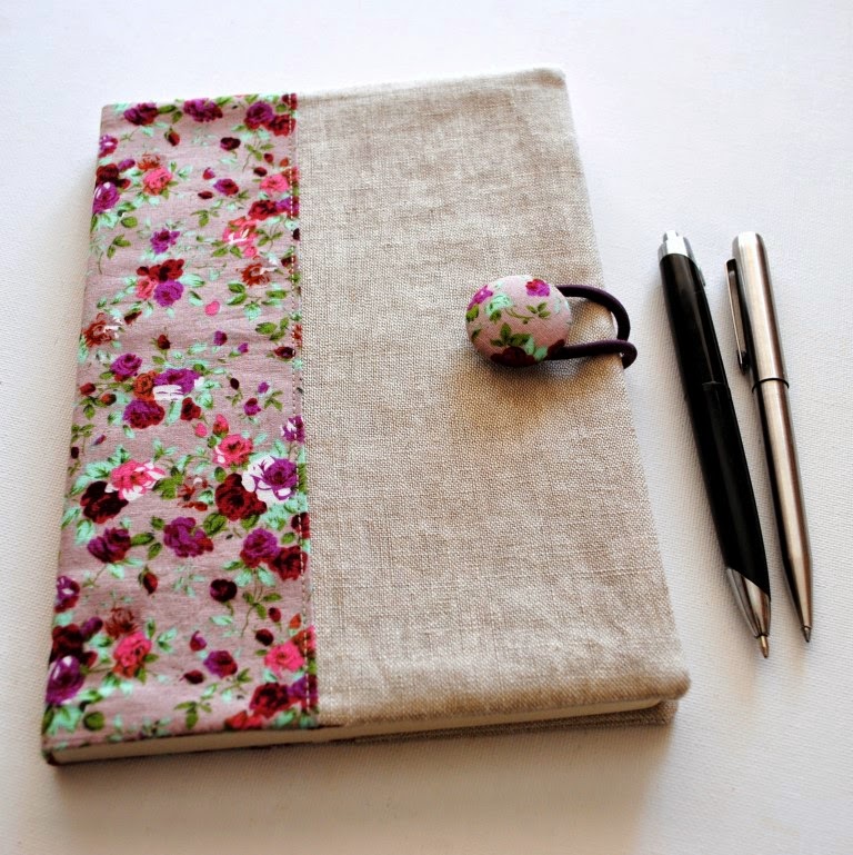 SewforSoul Fabric Notebook Cover Tutorial